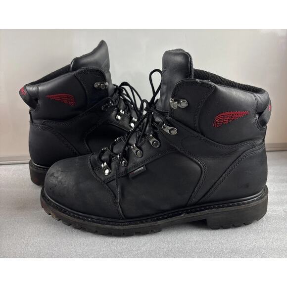 RED WING TruWelt Men\'s 10 D Waterproof Safety Toe Motorcycle Boots main image 8